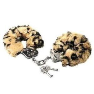 Furry Love Cuffs (leopard)