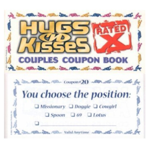 Hugs and Kisses X-rated Vouchers