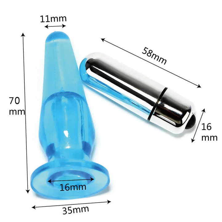 Mini Vibrating Butt Plug (pink) - Image 2