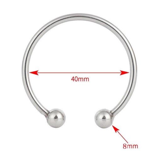 Stainless Steel Cock Ring 4cm - Image 2