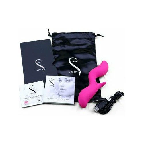 Swan Black Vibrator (USB rechargeable) - Image 2